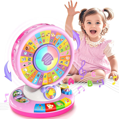 Light-Up & Musical Spin & Sing Alphabet Zoo Toy 🐵🎵💡 | Educational and Fun Kids’ Toy