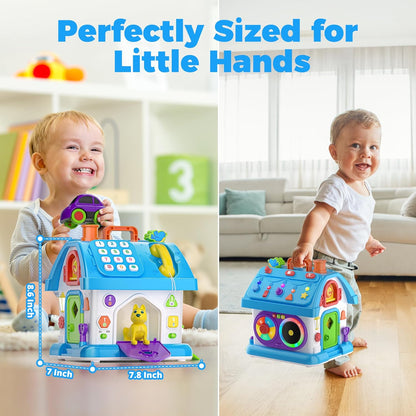 Montessori Musical Baby Toy 🎵 | Bilingual Educational Toy for 1 Year Old Boys | First Birthday Gift